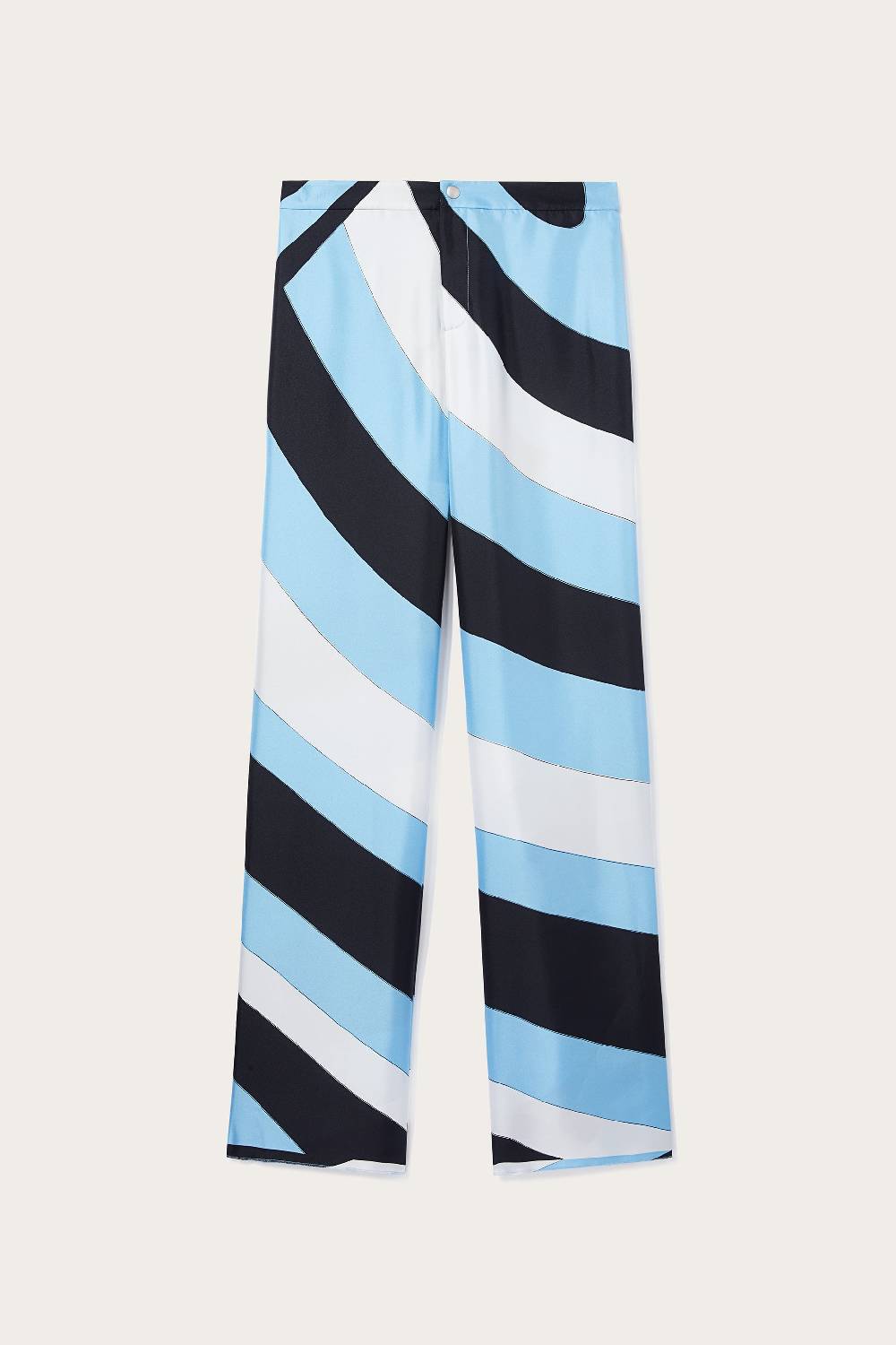 Pucci Pantaloni in seta con stampa Iride