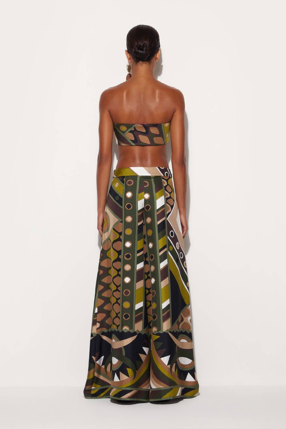 Pucci Pantaloni In Seta Con Stampa Vivara