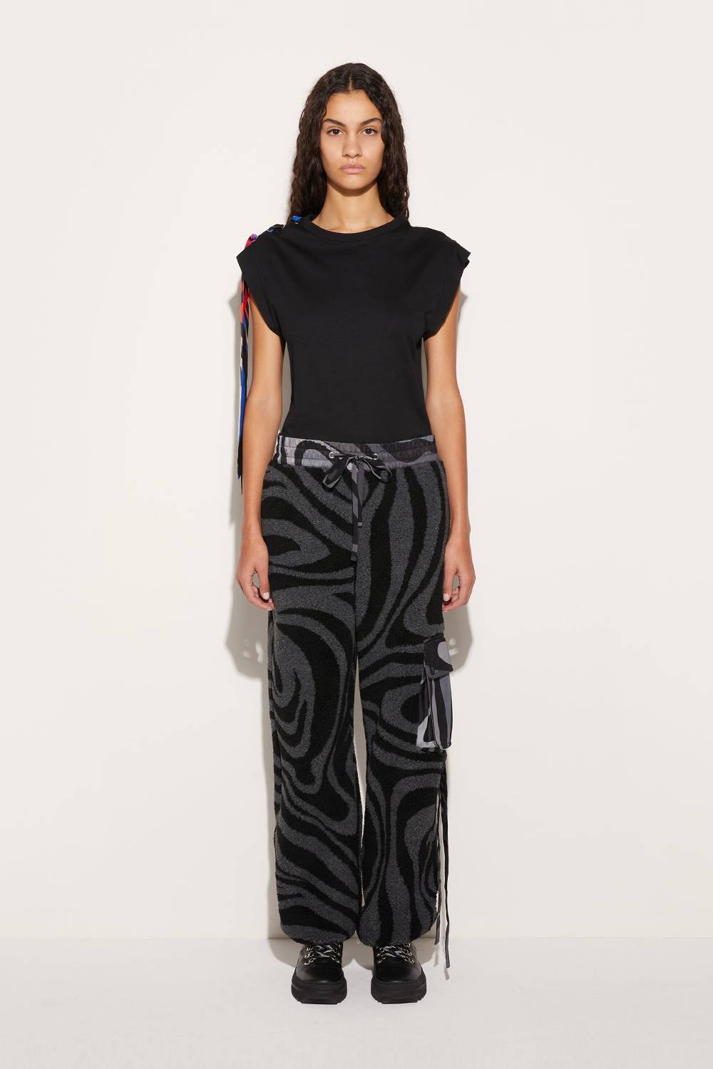 Pucci Pantaloni Jacquard Con Motivo Marmo