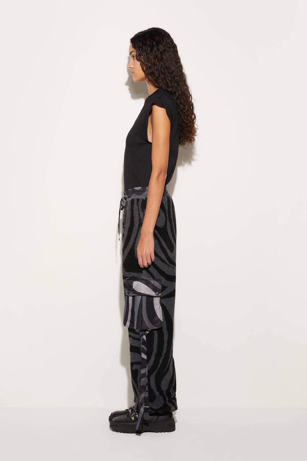 Pucci Pantaloni Jacquard Con Motivo Marmo