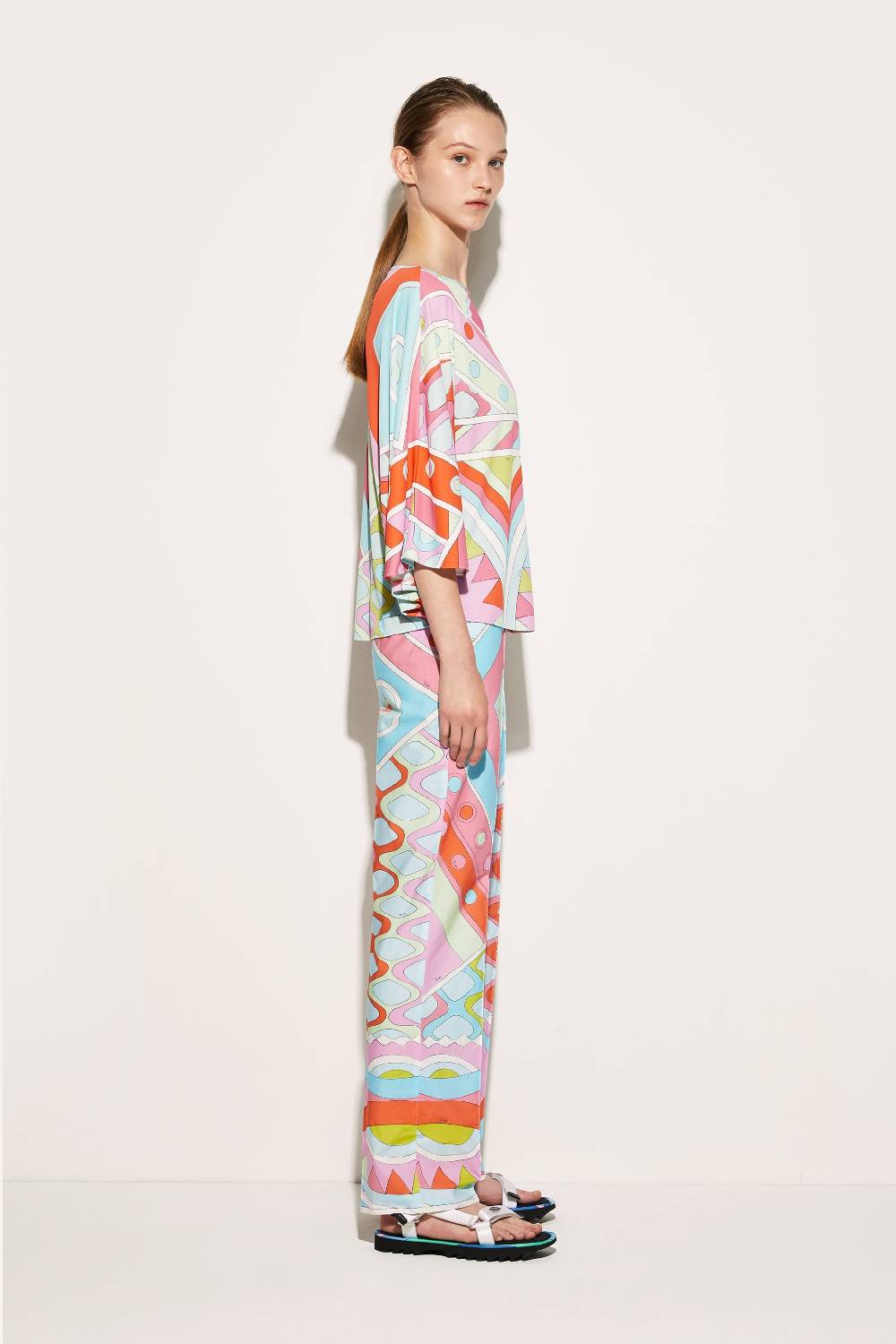 Pucci Poncho Con Stampa Vivara