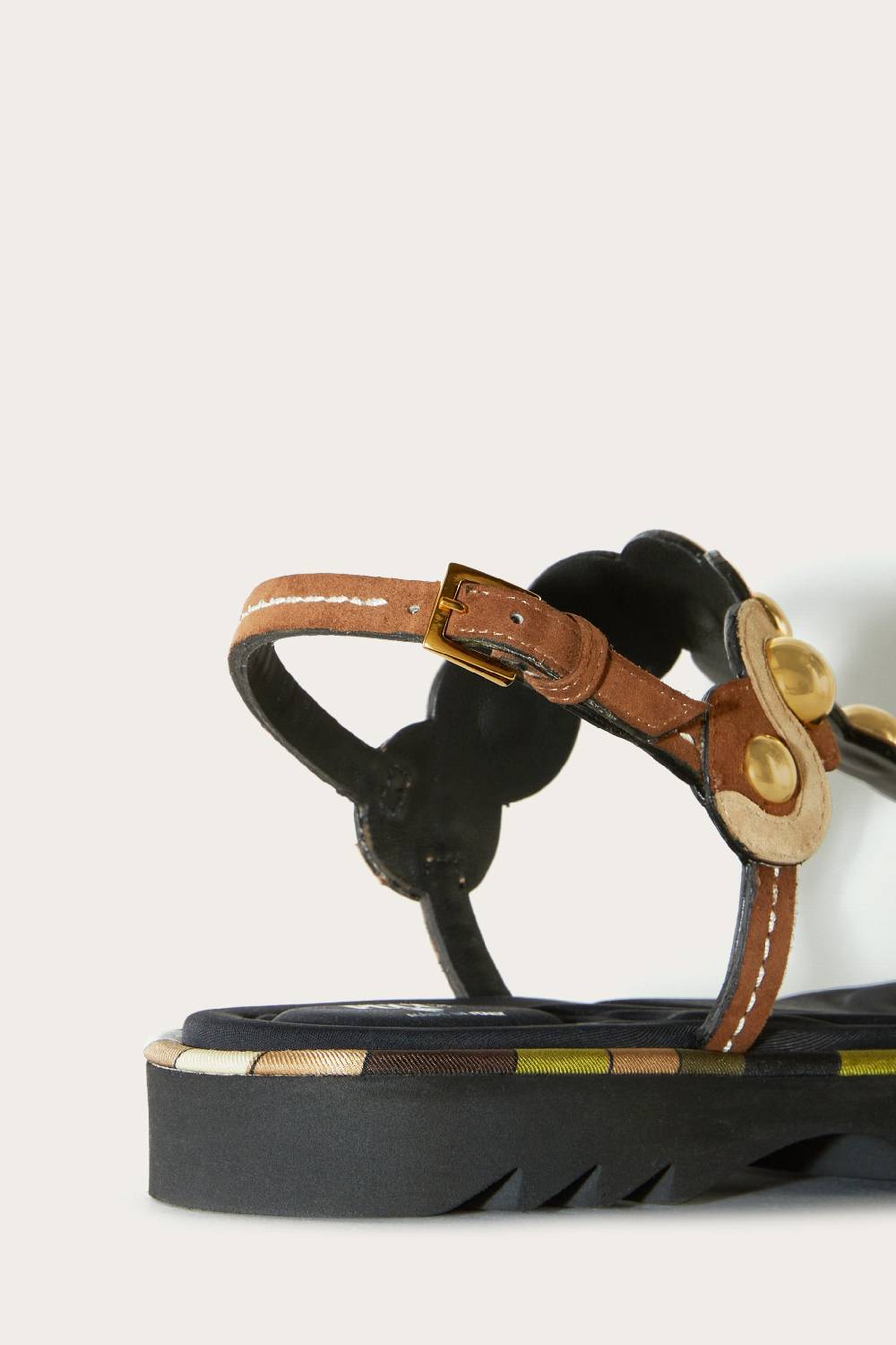 Pucci Sandali In Pelle Scamosciata Con Motivo Onde