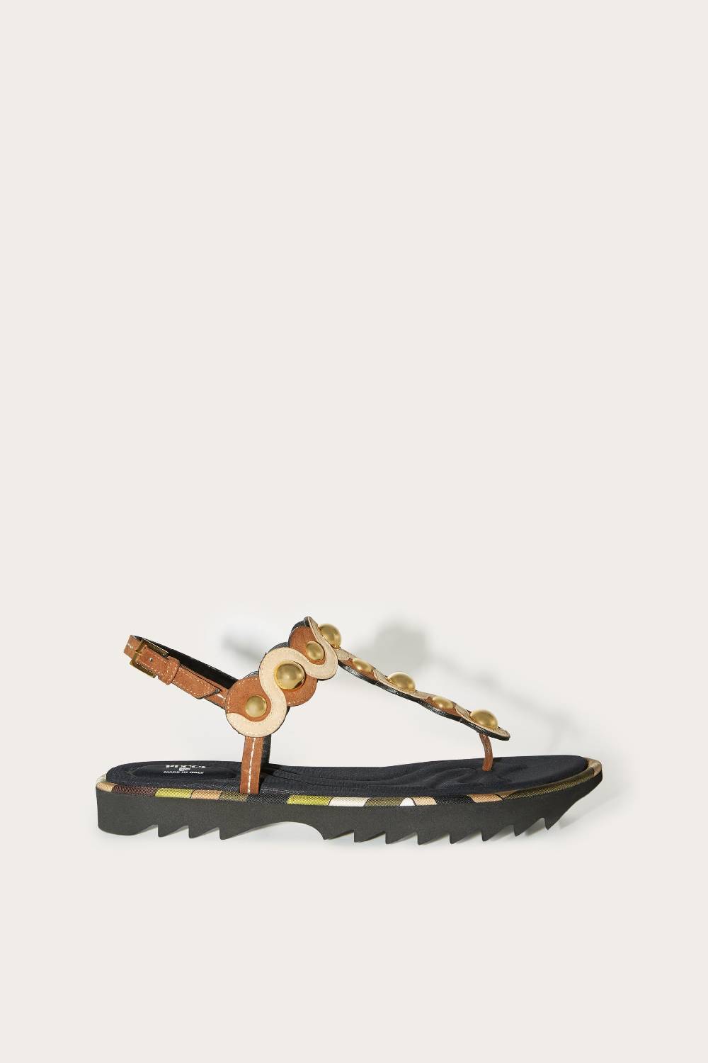 Pucci Sandali in pelle scamosciata con motivo Onde