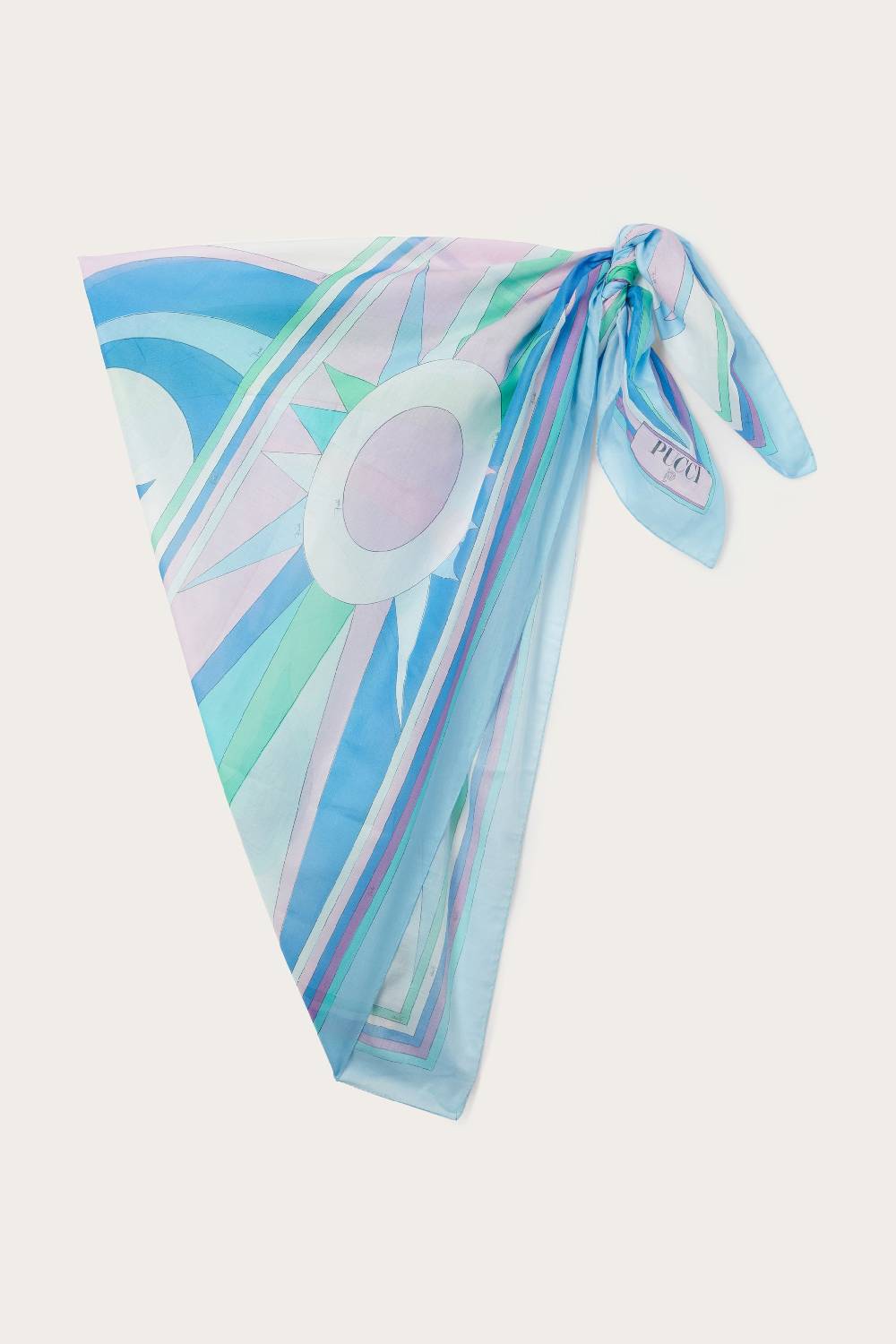 Pucci Sarong con stampa Cigni