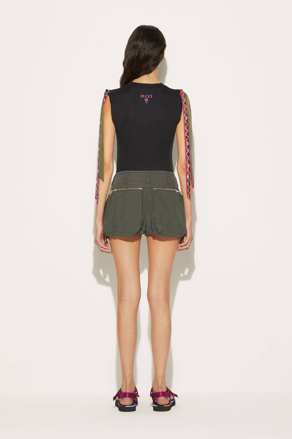 Pucci Shorts Cargo In Toile Di Cotone