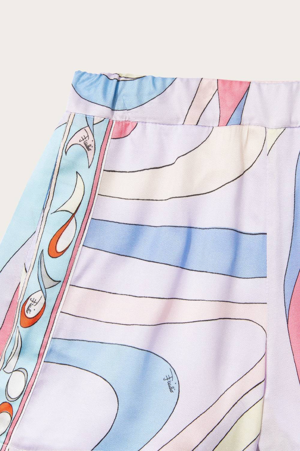 Pucci Shorts Con Stampa Marmo