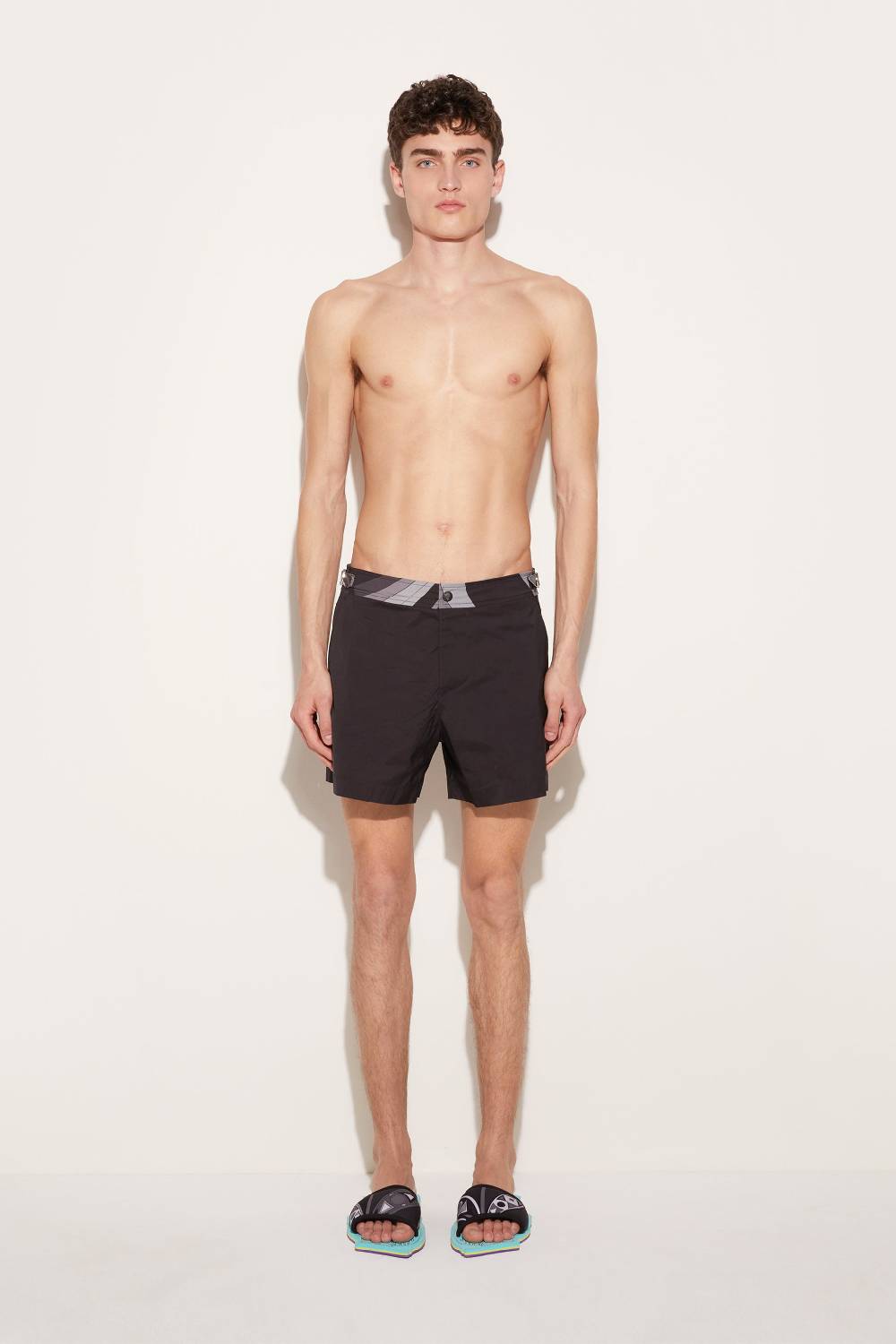 Pucci Shorts Da Mare Con Finiture Iride