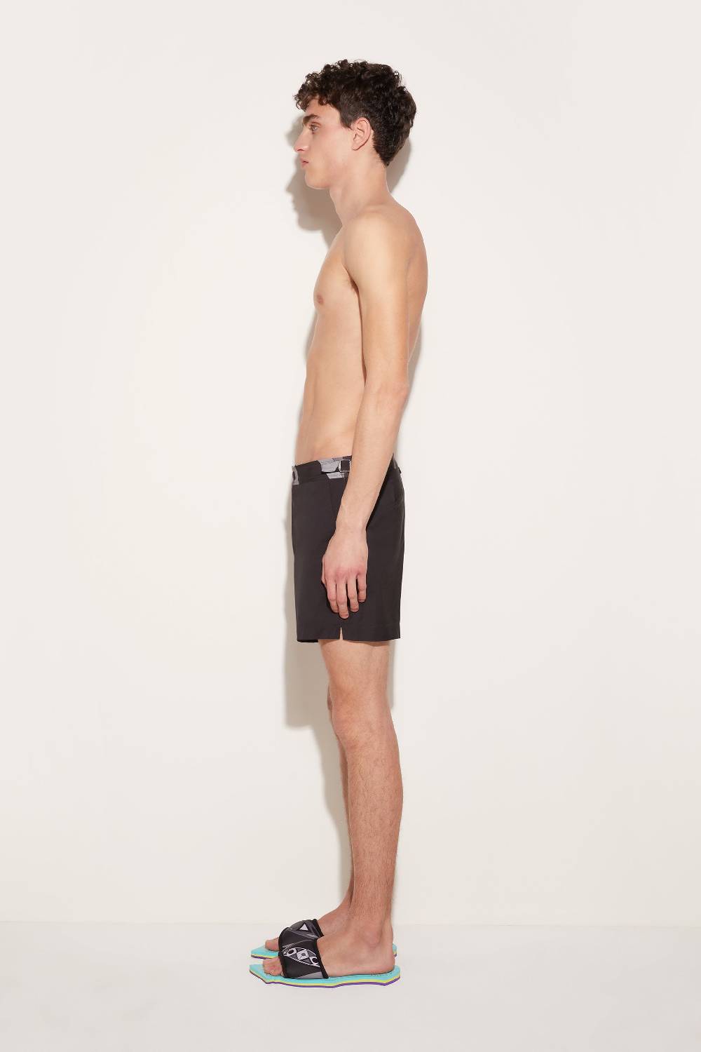 Pucci Shorts Da Mare Con Finiture Iride