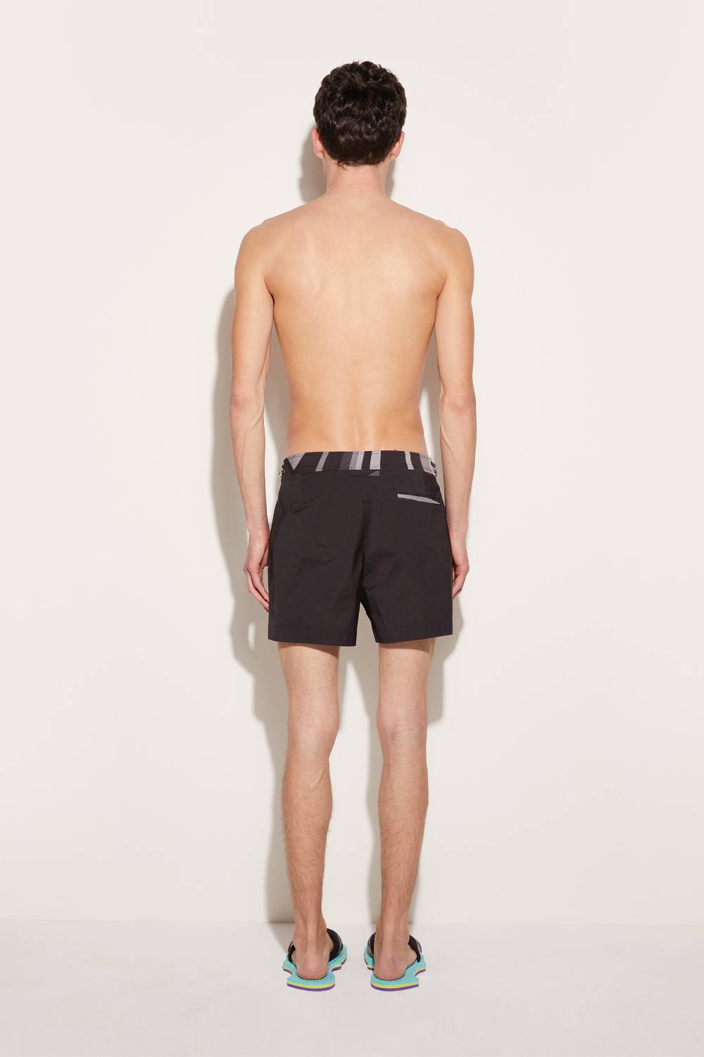 Pucci Shorts Da Mare Con Finiture Iride