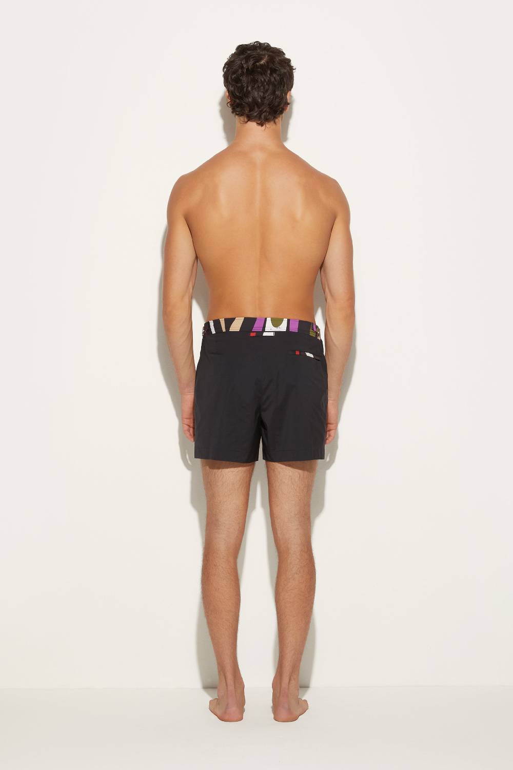 Pucci Shorts Da Mare Con Finiture Marmo