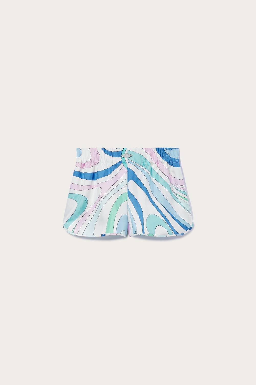 Pucci Shorts in seta con stampa Marmo