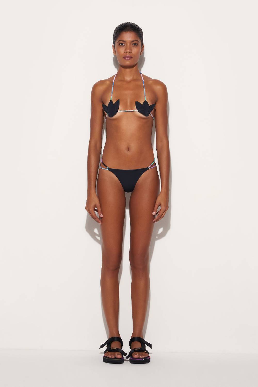 Pucci Slip Bikini Con Finiture Iride