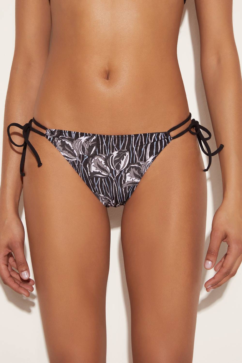 Pucci Slip Bikini Con Stampa Fior Di Loto