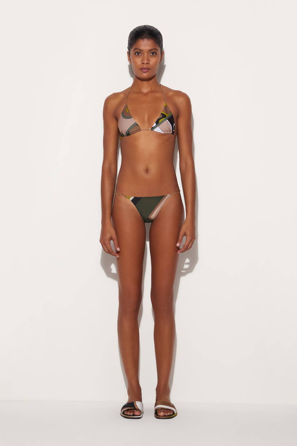 Pucci Slip Bikini Con Stampa Vivara