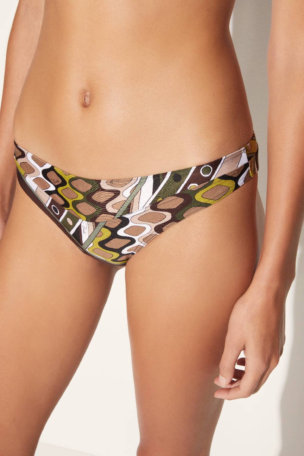 Pucci Slip Bikini Con Stampa Vivara