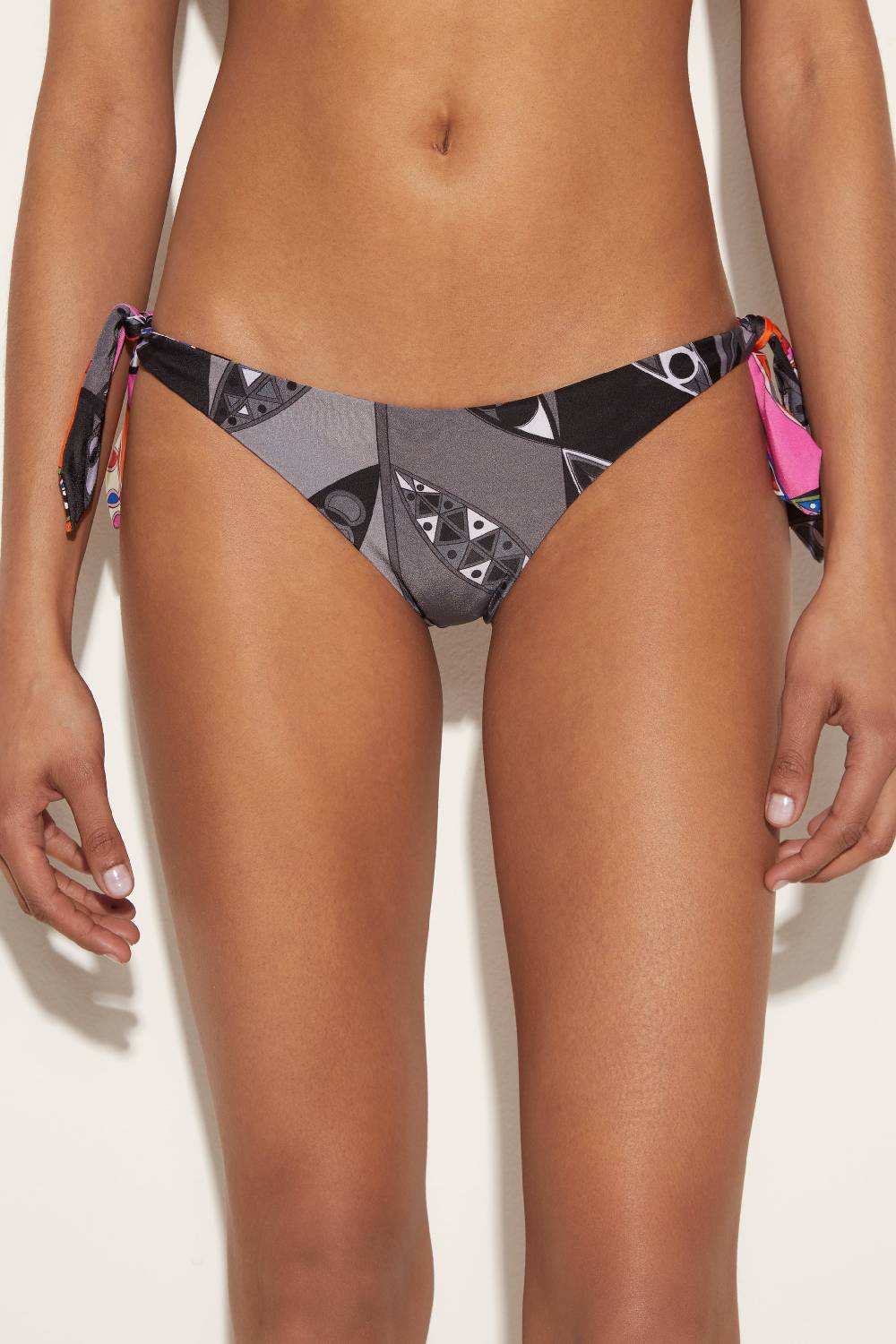 Pucci Slip Bikini Reversibile Con Stampa Girandole