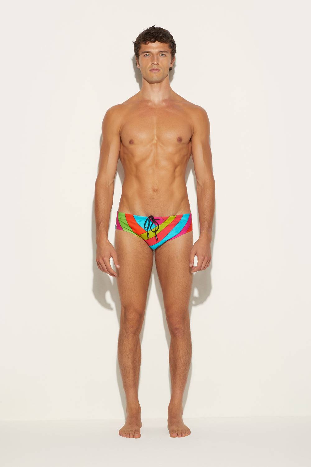 Pucci Slip Da Mare Con Stampa Iride