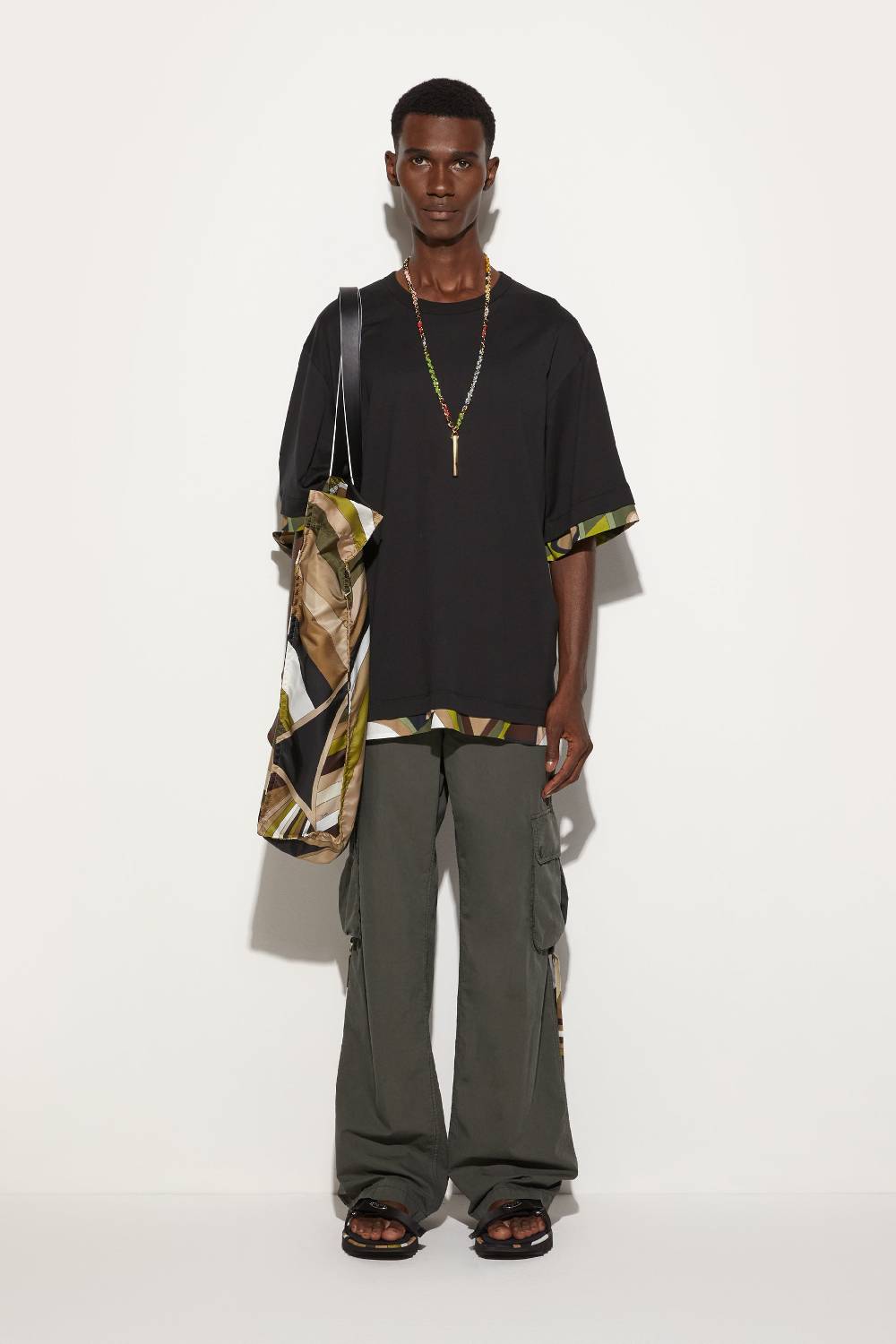 Pucci T-shirt Con Finiture Iride