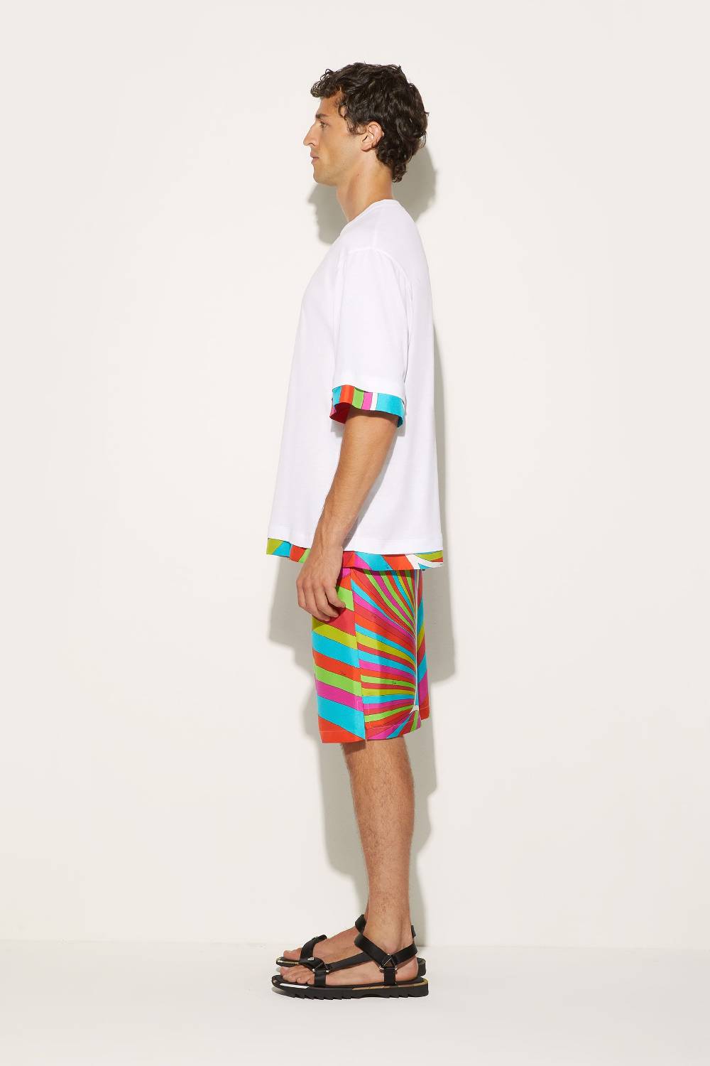 Pucci T-shirt Con Finiture Iride