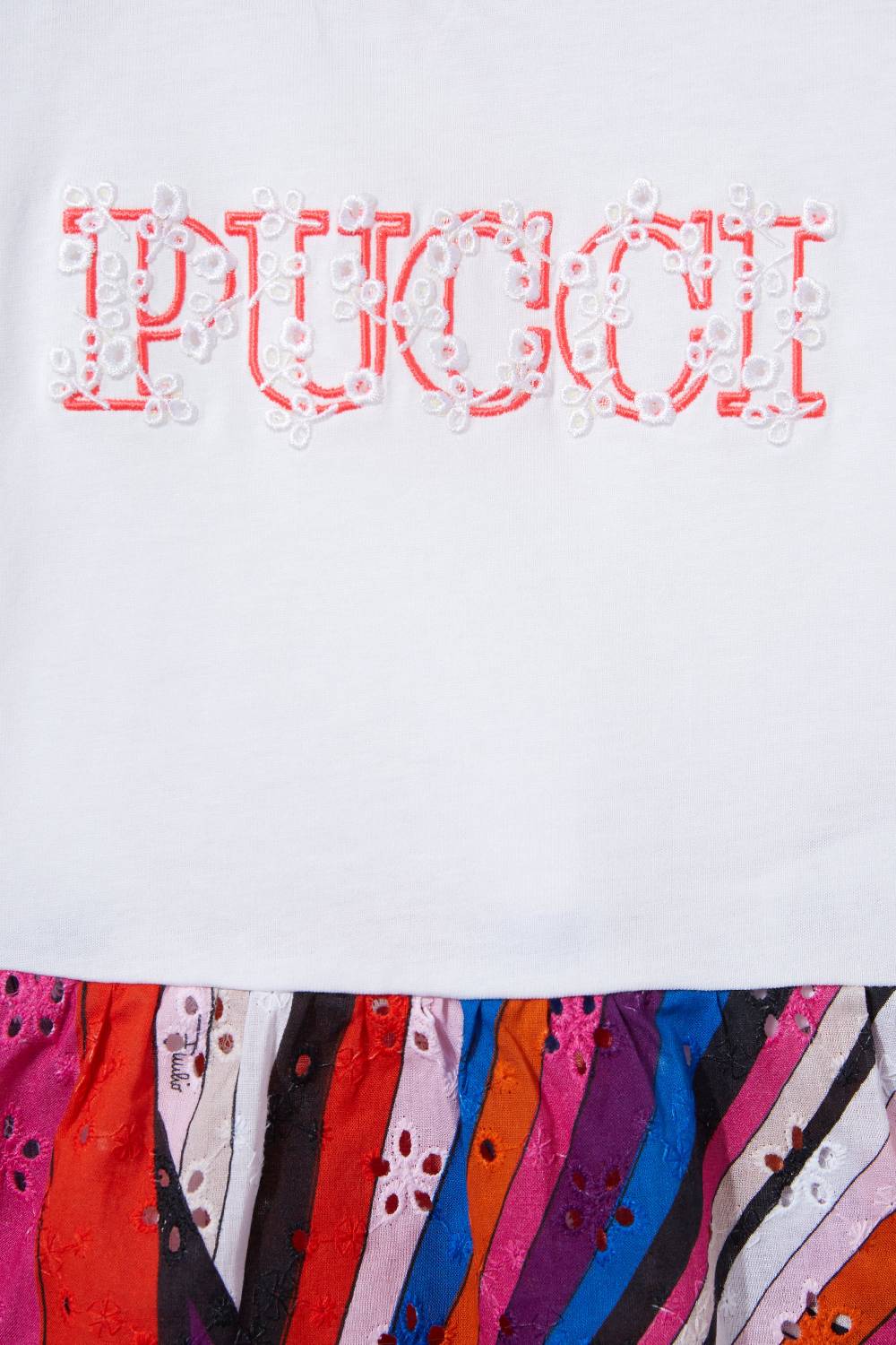 Pucci T-shirt Con Inserto Iride