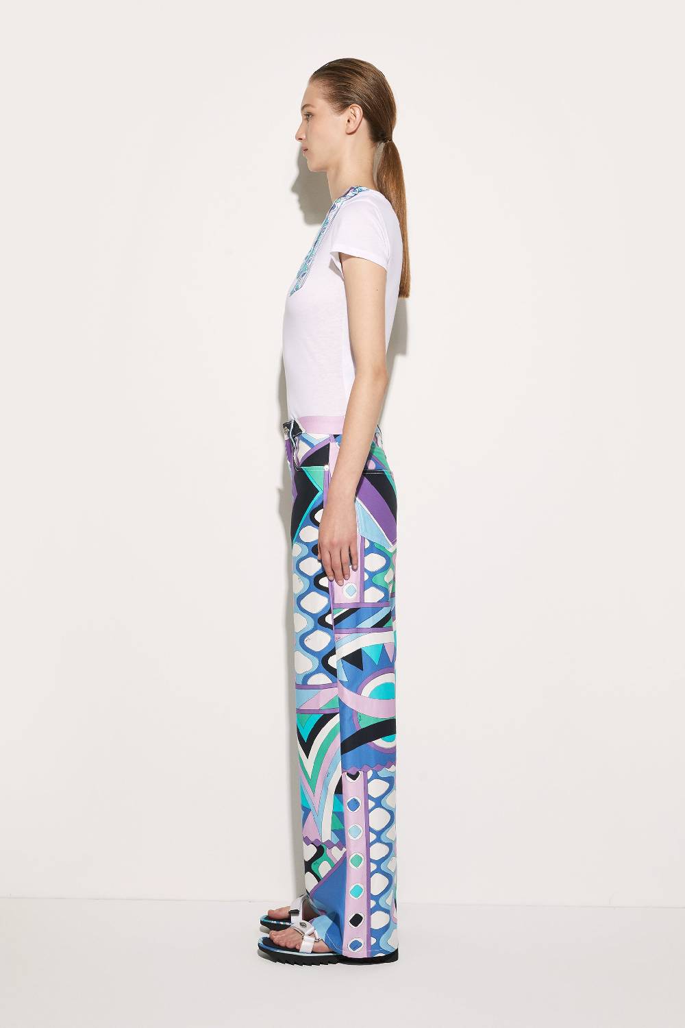 Pucci T-shirt Con Inserto Iride