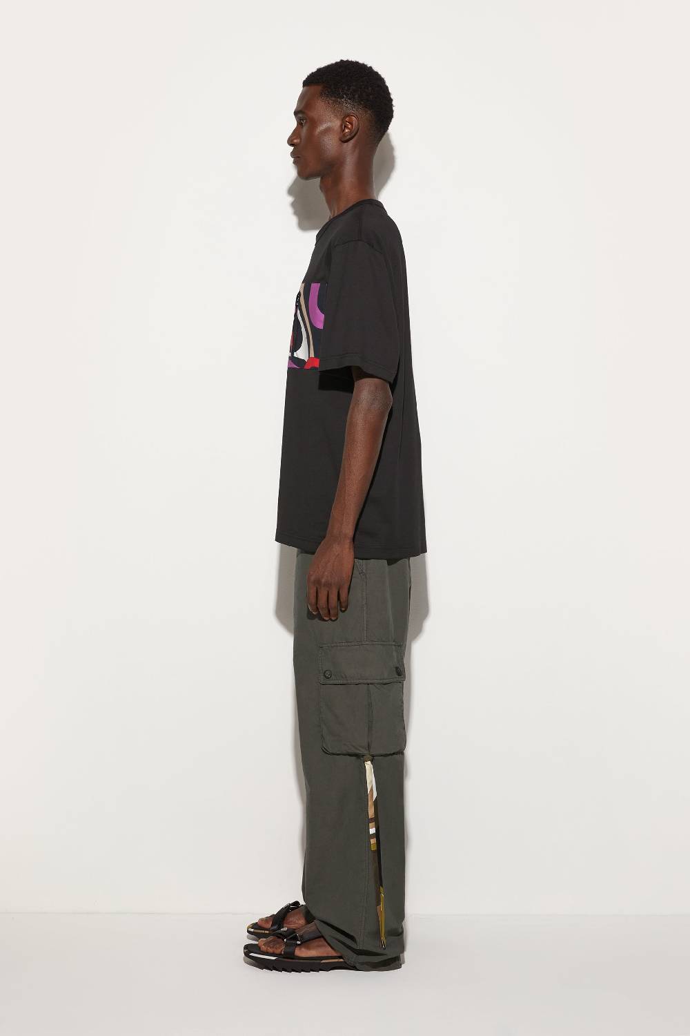 Pucci T-shirt Con Inserto Marmo