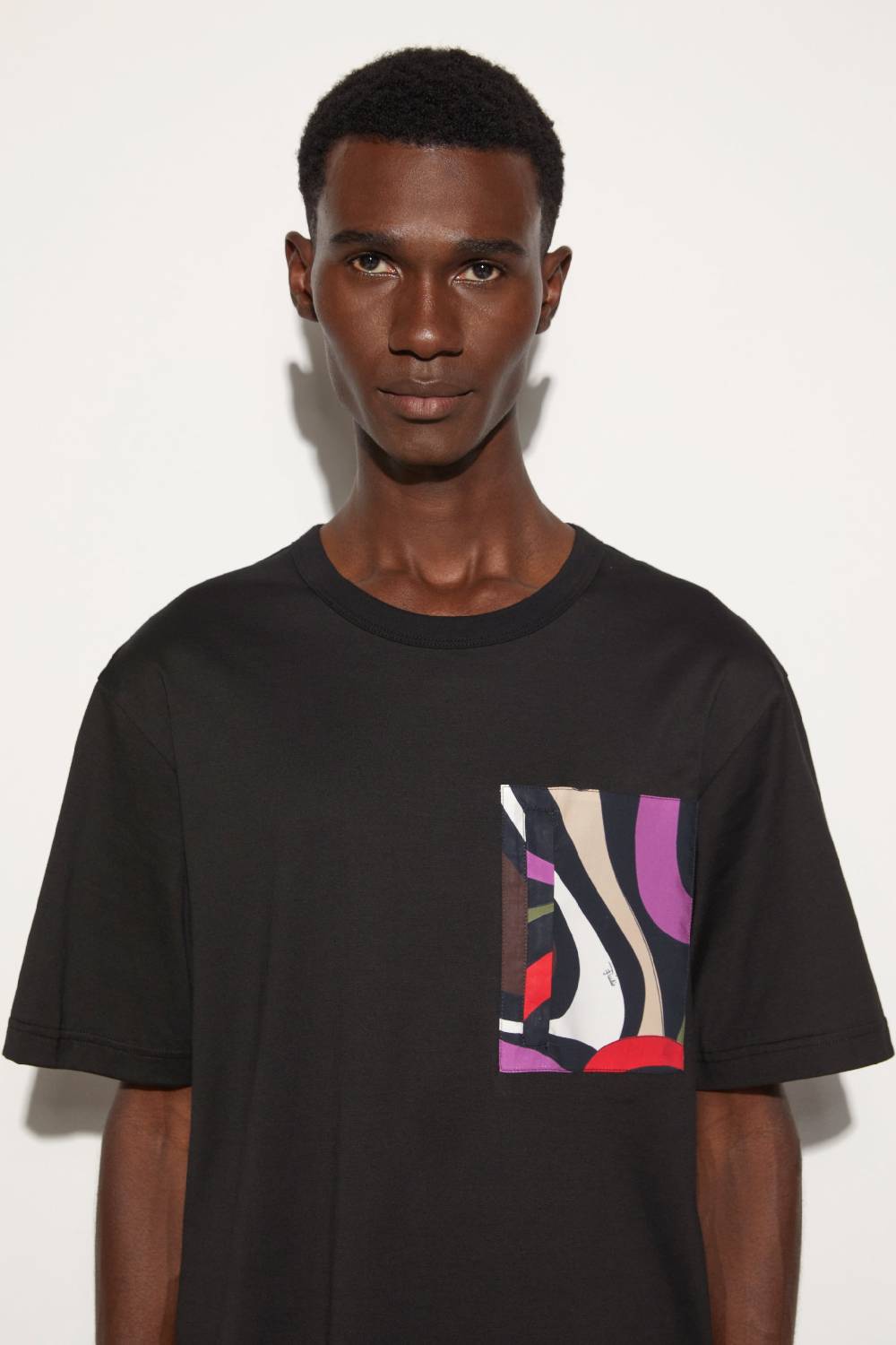 Pucci T-shirt Con Inserto Marmo
