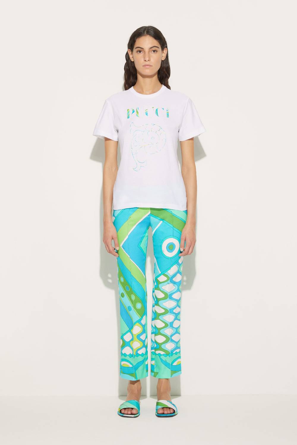 Pucci T-shirt Con Logo