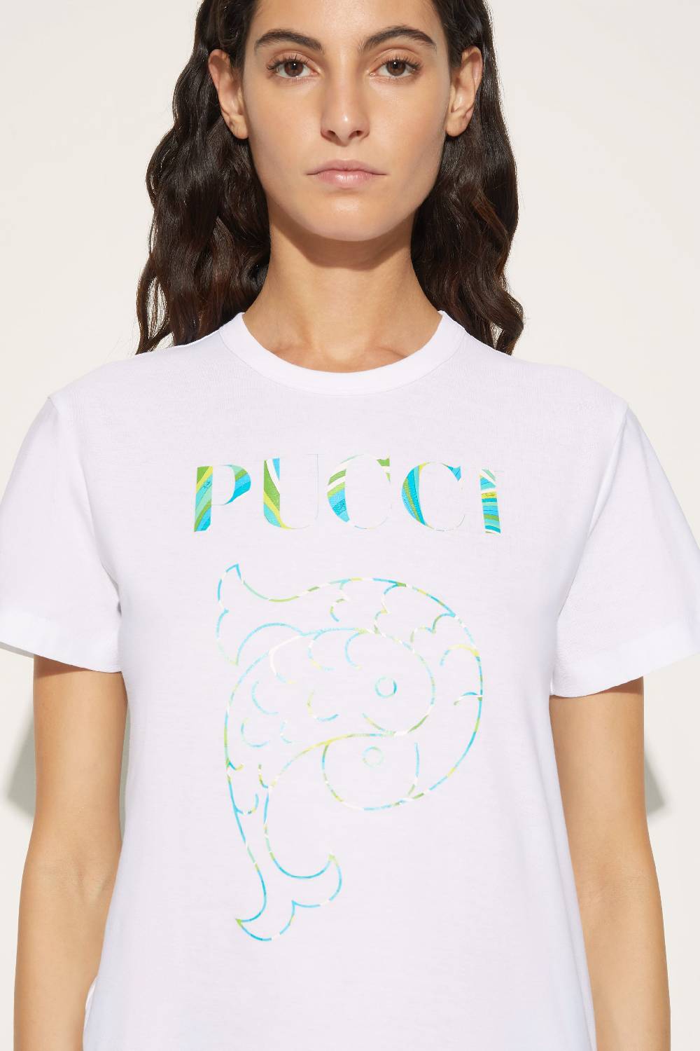 Pucci T-shirt Con Logo