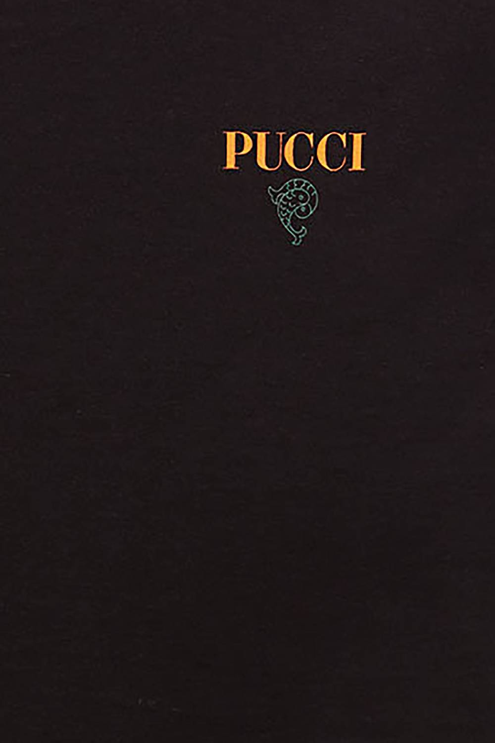 Pucci T-shirt Con Logo Pesci
