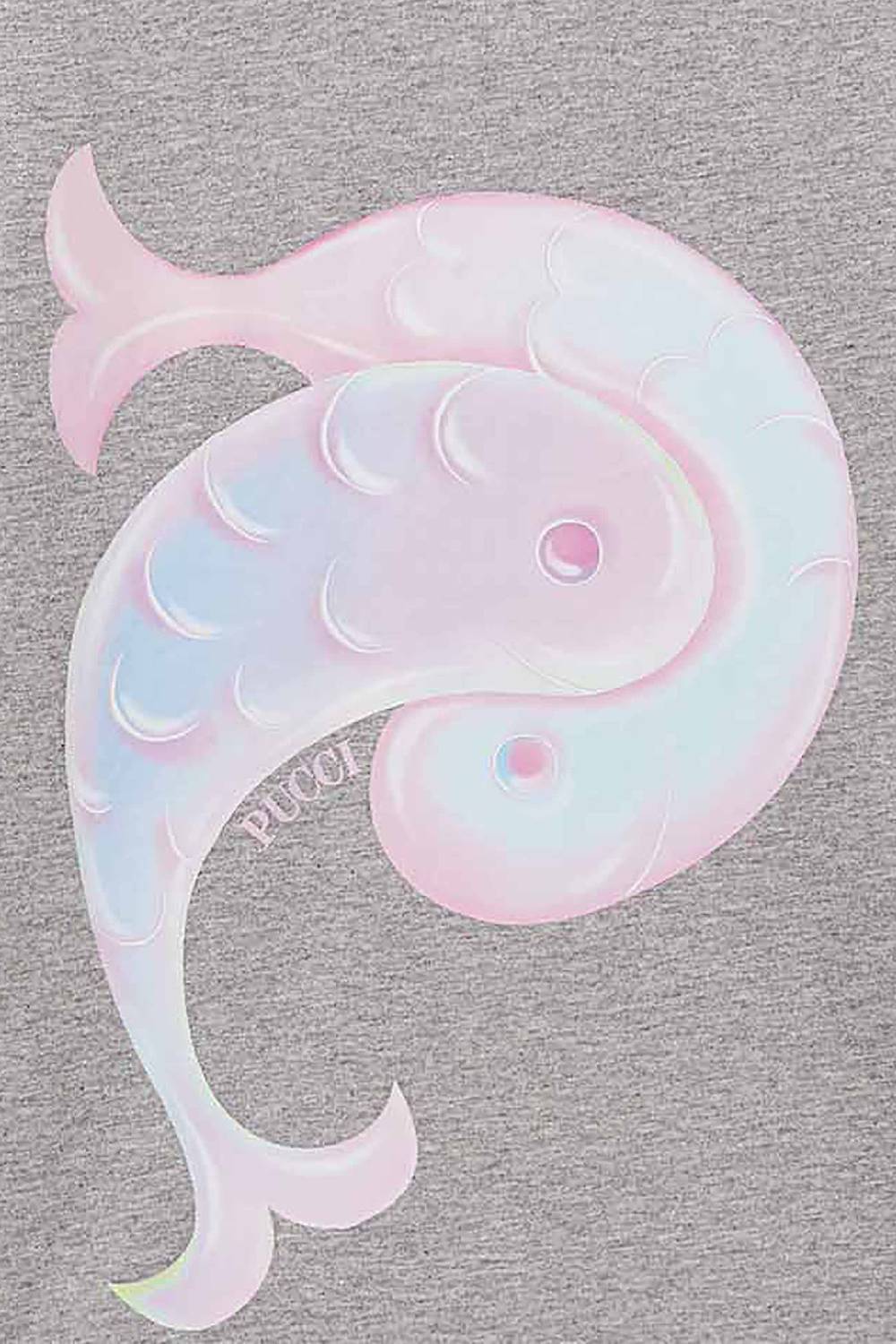 Pucci T-shirt Con Logo Pesci