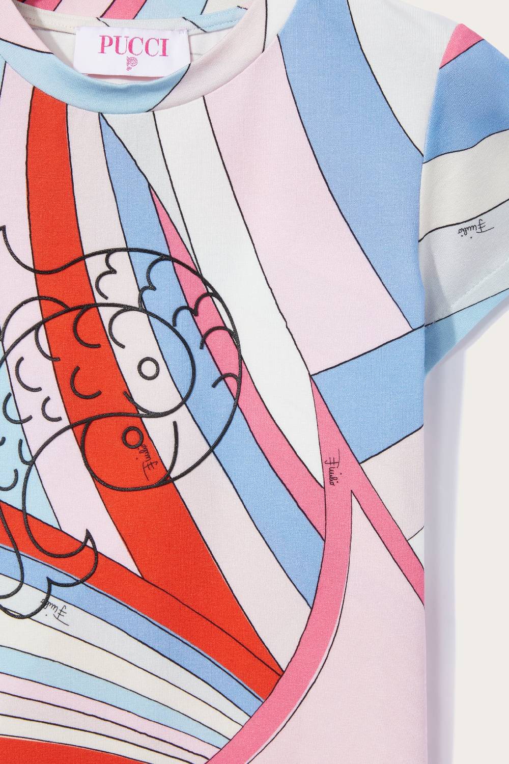 Pucci T-shirt Con Stampa Iride