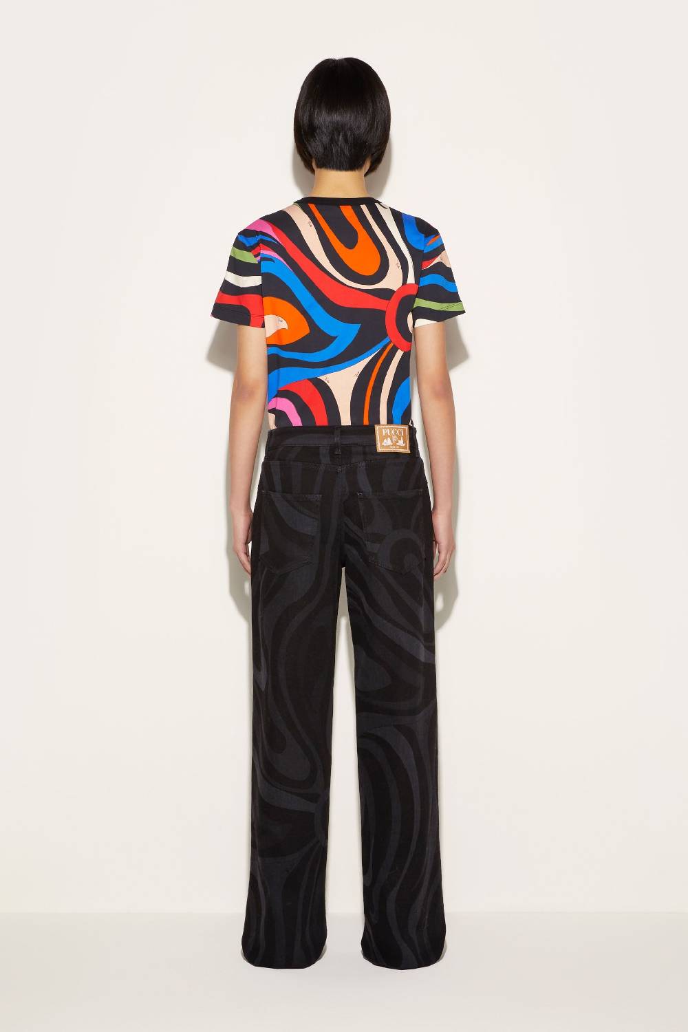 Pucci T-shirt Con Stampa Marmo