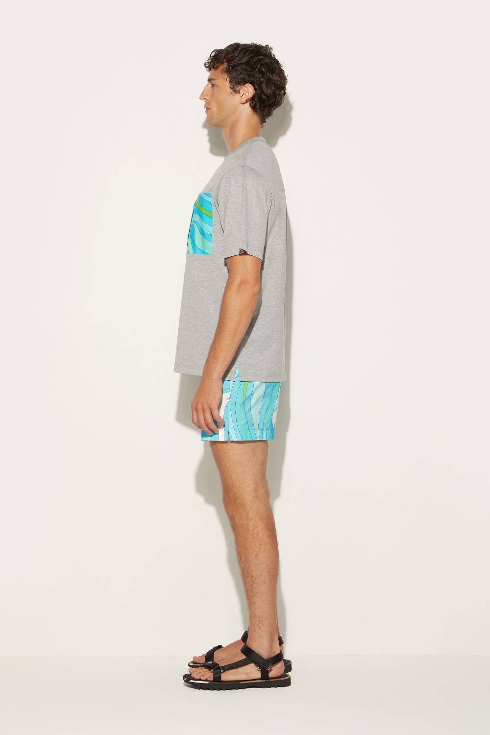 Pucci T-shirt Con Stampa Marmo