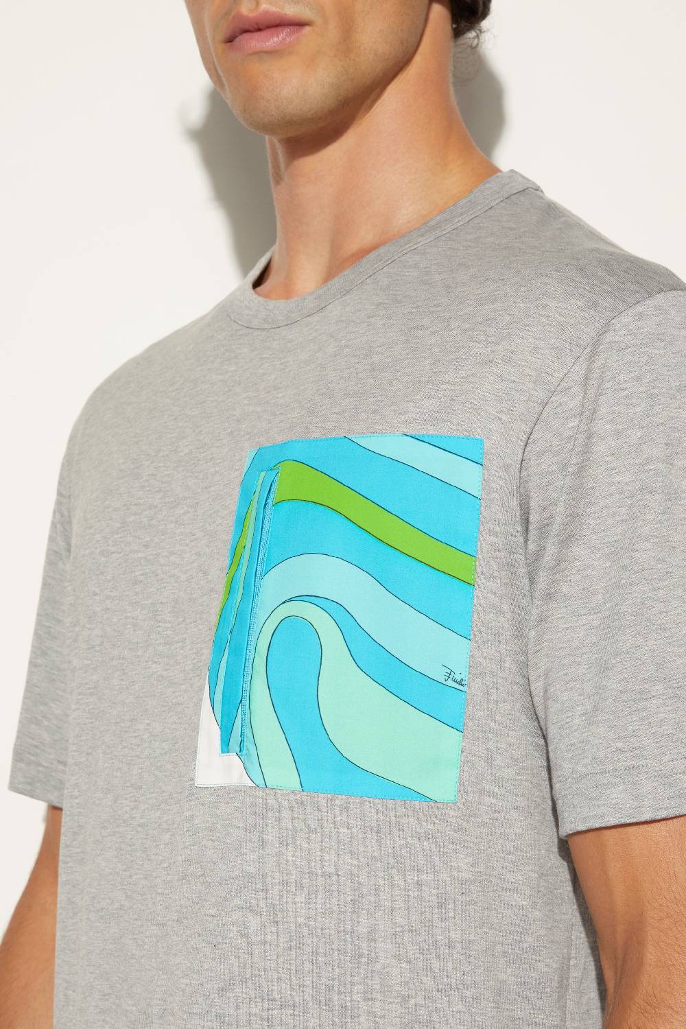 Pucci T-shirt Con Stampa Marmo