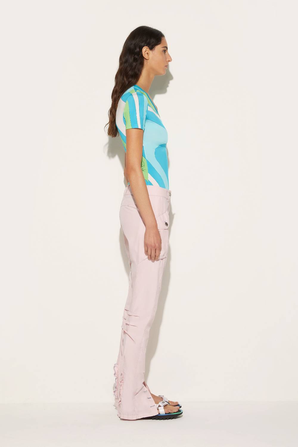 Pucci T-shirt Con Stampa Marmo