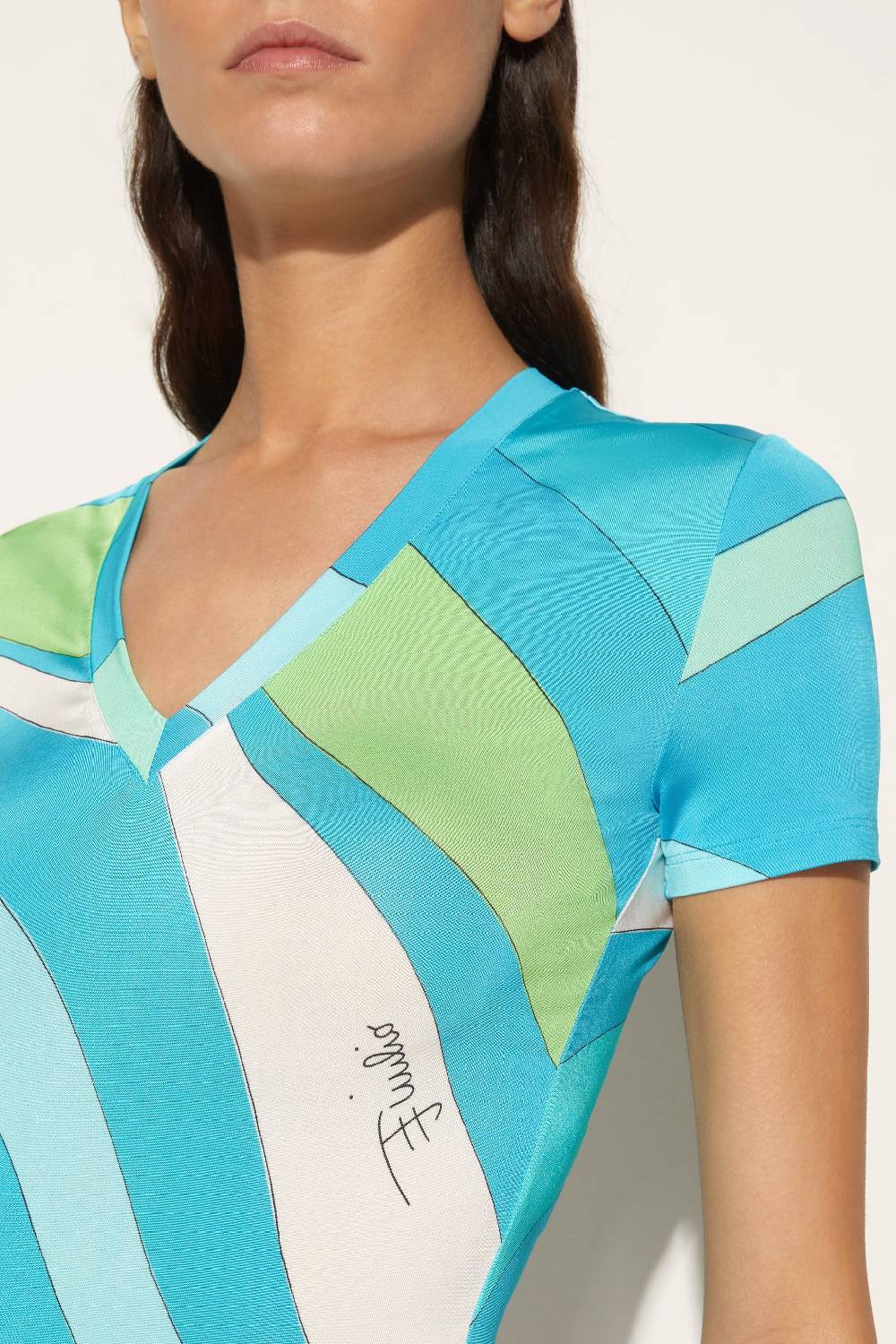 Pucci T-shirt Con Stampa Marmo