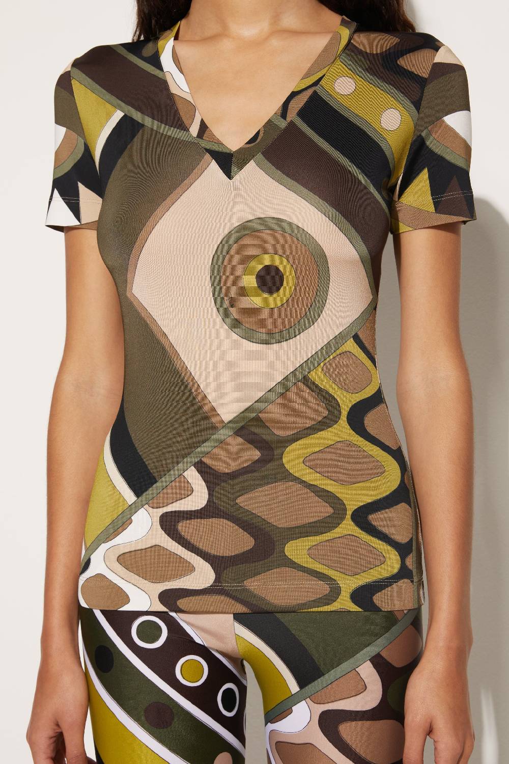 Pucci T-Shirt Con Stampa Vivara
