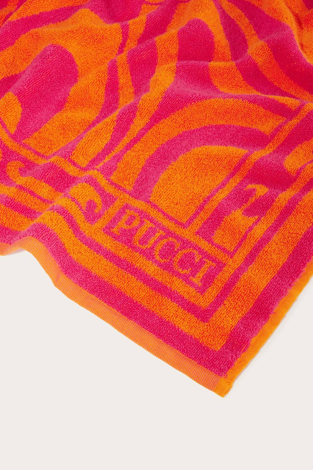 Pucci Telo Mare Jacquard Con Motivo Marmo