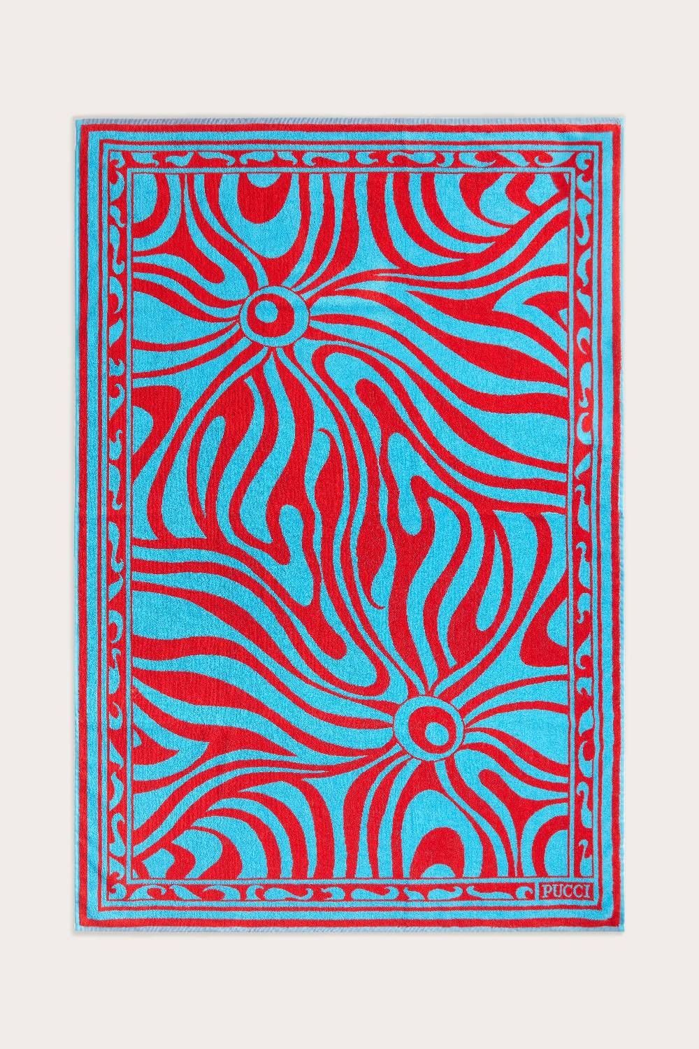 Pucci Telo mare jacquard con motivo Marmo