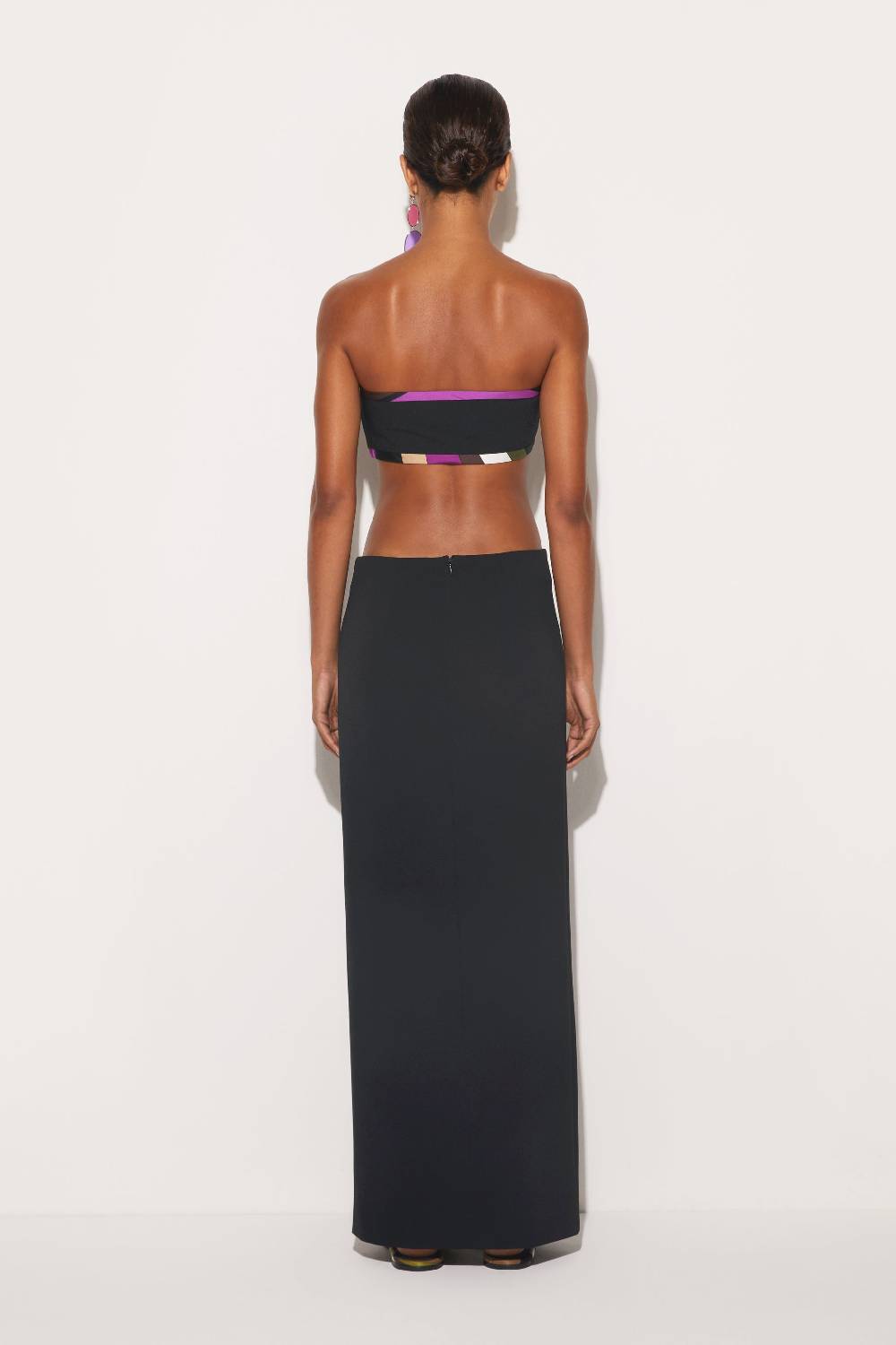 Pucci Top A Fascia Con Finiture Iride