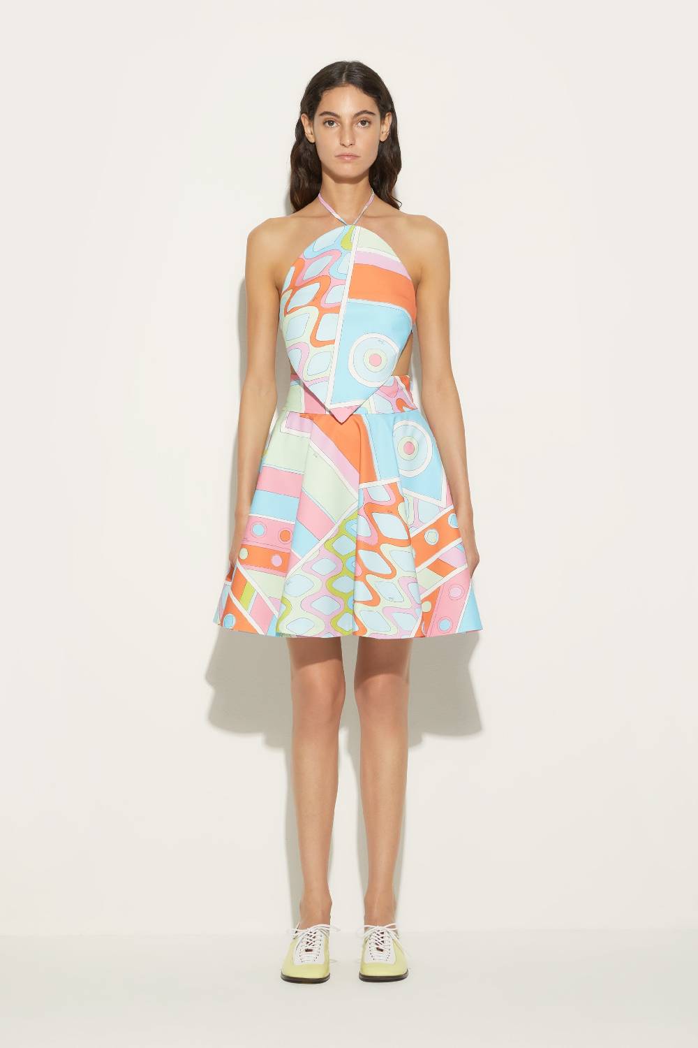 Pucci Top A Goccia Con Stampa Vivara