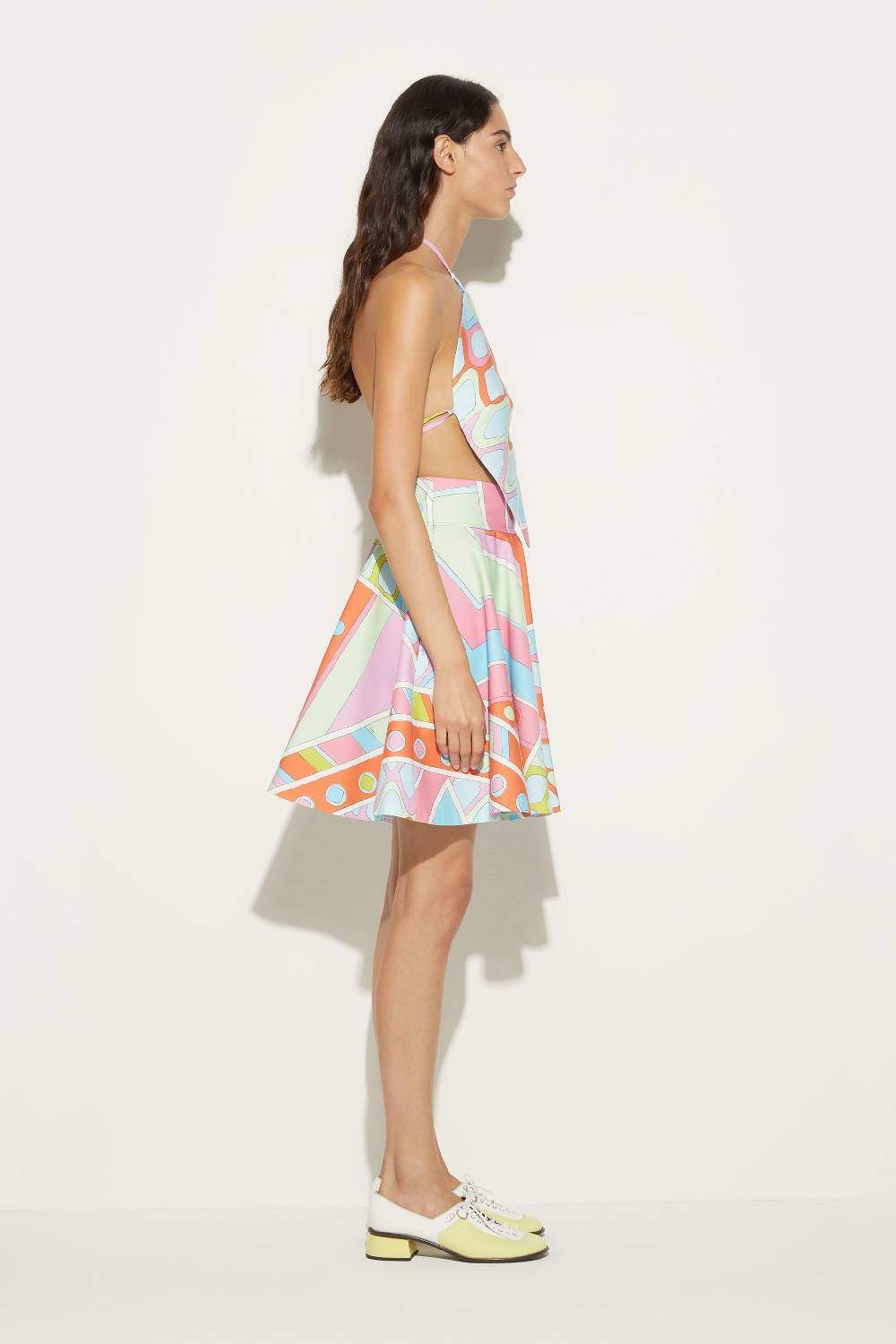 Pucci Top A Goccia Con Stampa Vivara