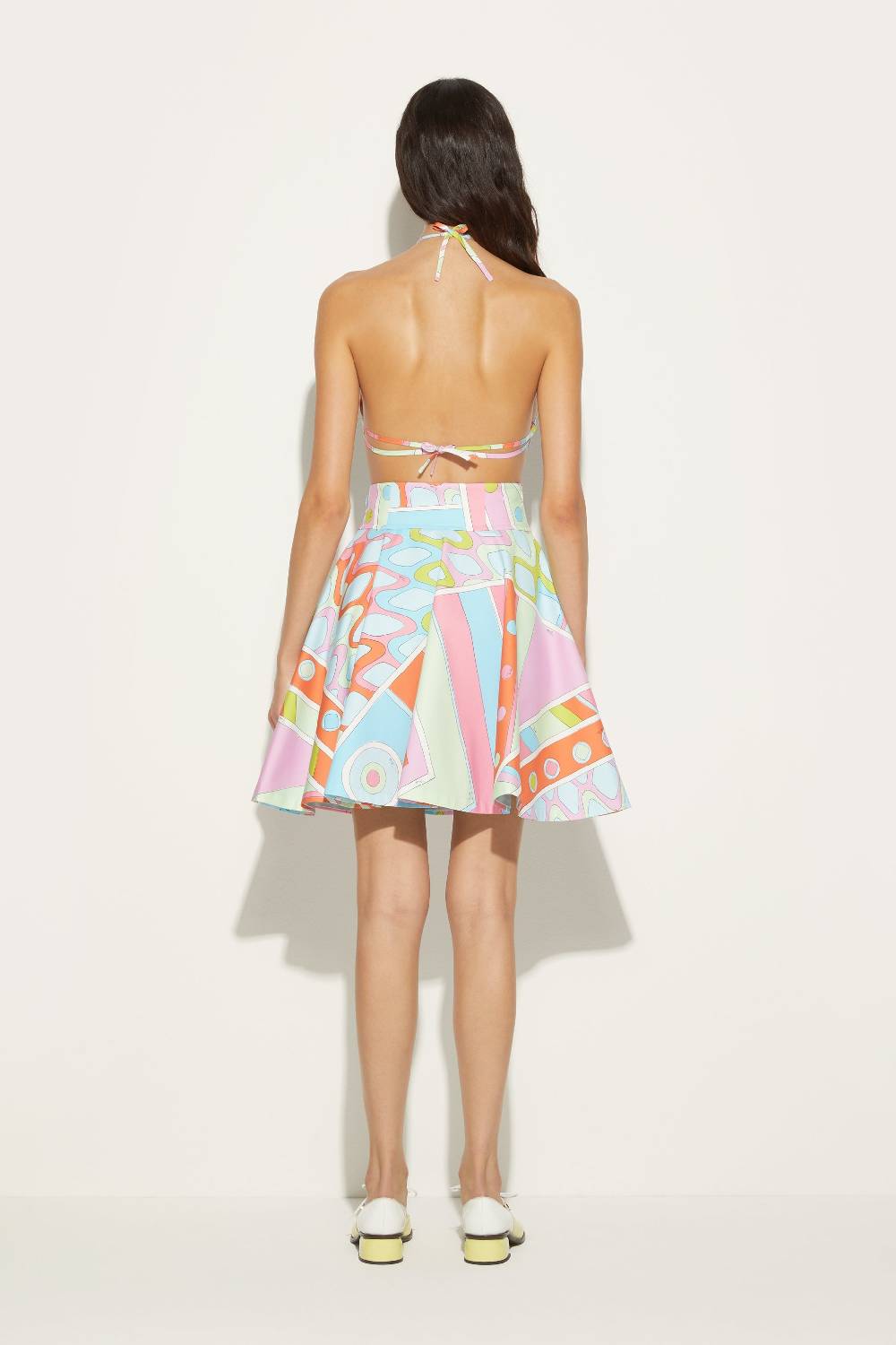 Pucci Top A Goccia Con Stampa Vivara