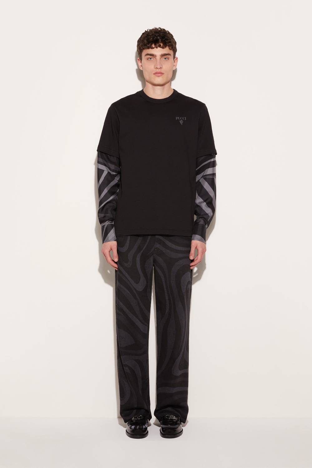 Pucci Top A Strati Con Inserti Iride