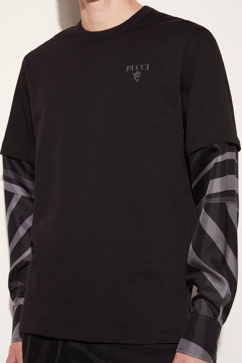 Pucci Top A Strati Con Inserti Iride