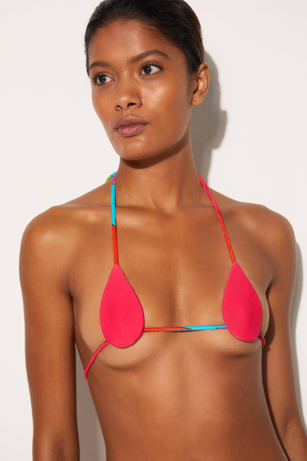 Pucci Top Bikini Con Finiture Iride