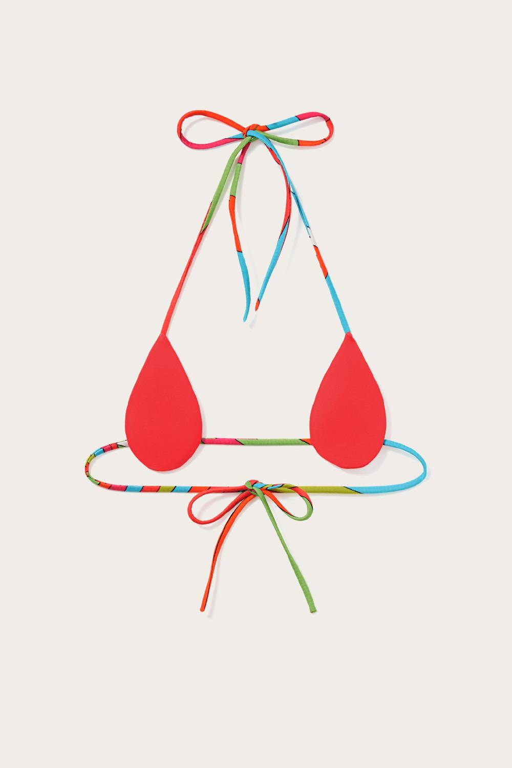 Pucci Top bikini con finiture Iride