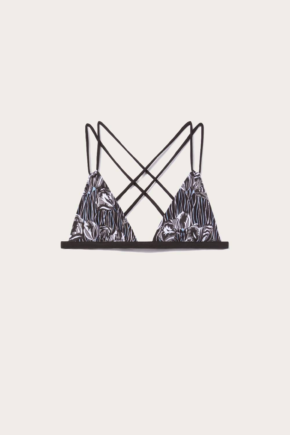 Pucci Top bikini con stampa Fior di Loto