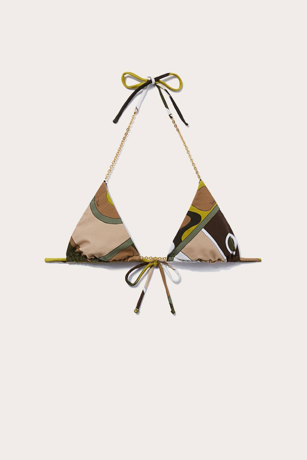 Pucci Top bikini con stampa Vivara